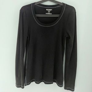 Old Navy black long sleeve shirts